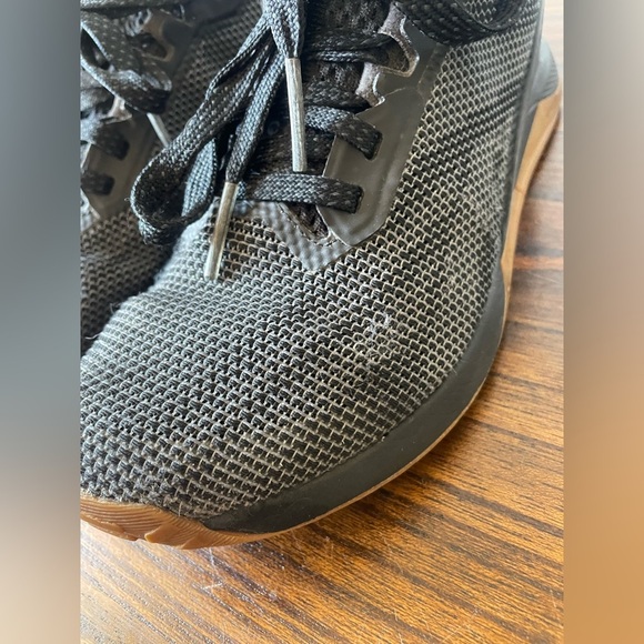 Reebok, women 7, Nano black mesh CrossFit zero drop fitness gym exercise workout - Picture 4 of 10